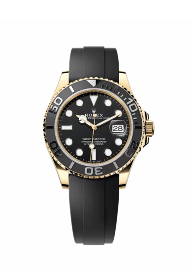 Rolex Yacht-Master 42mm, Yellow Gold, Oysterflex