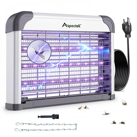 Aspectek LED Bug Zapper - Powerful High-Voltage Insect Killer Mosquito Zapper Indoor, 3 LED Light, Energy-Efficient & Durable Fly Trap