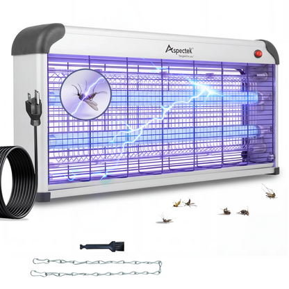 Aspectek 40W Indoor Bug Zapper, Mosquito Zapper, Insect Zapper, Bug Fly Zapper. Effective Against Flies, Mosquitos, Moths Wasps Beetles