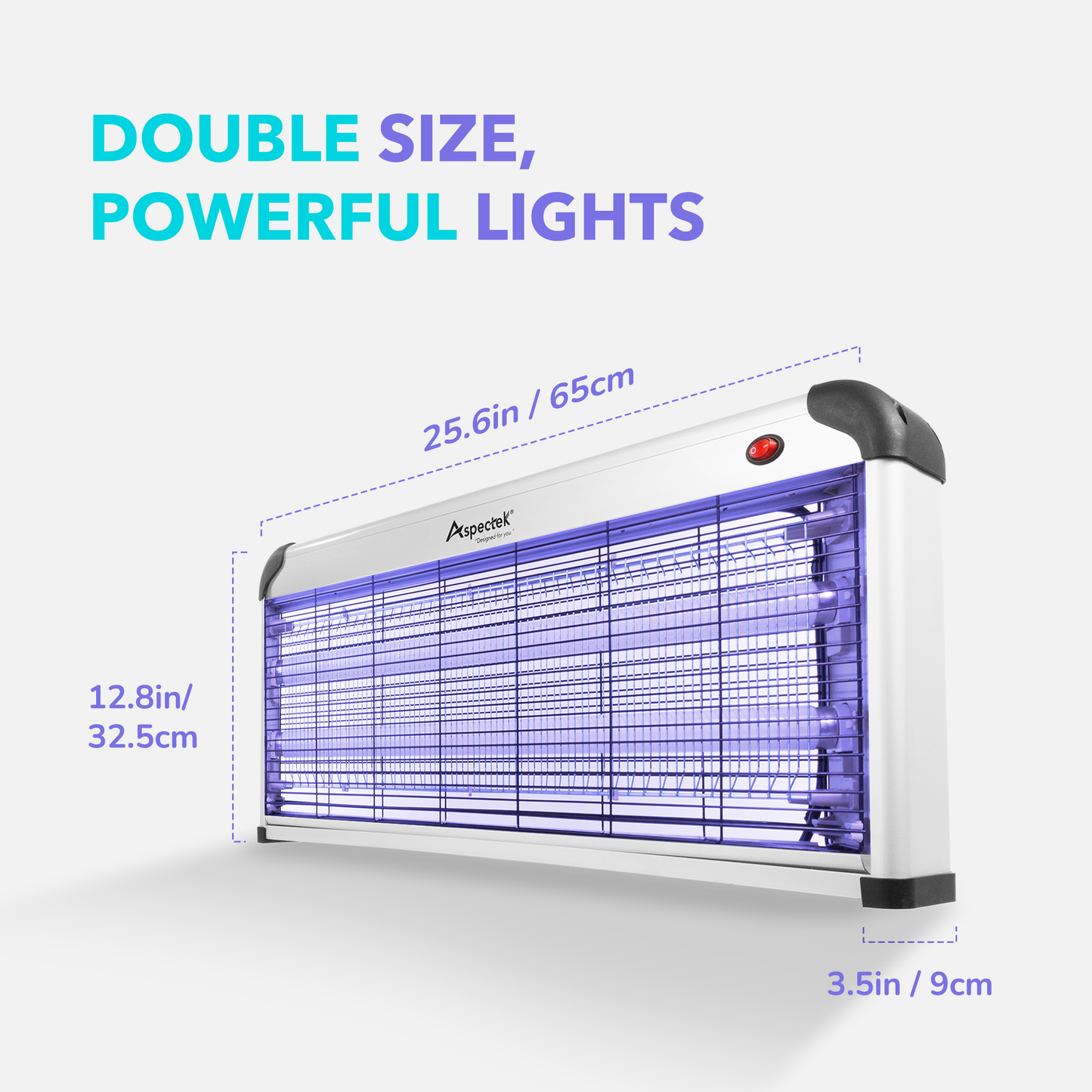 Aspectek 40W Indoor Bug Zapper, Mosquito Zapper, Insect Zapper, Bug Fly Zapper. Effective Against Flies, Mosquitos, Moths Wasps Beetles
