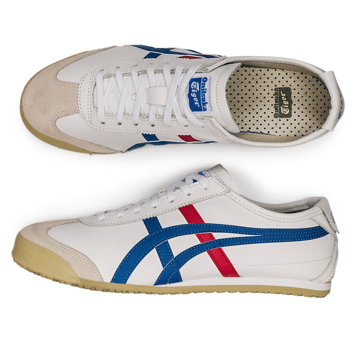 Onitsuka Tiger Mexico 66 (White Blue) Premium Leather Batch