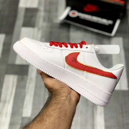 AF-1 Custom Lo-Vi Rope (Red) | Custom Style with Rope Laces