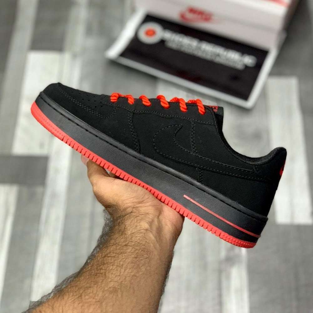 Air Force 1 Red Rope Laces | Bold Statement Sneaker
