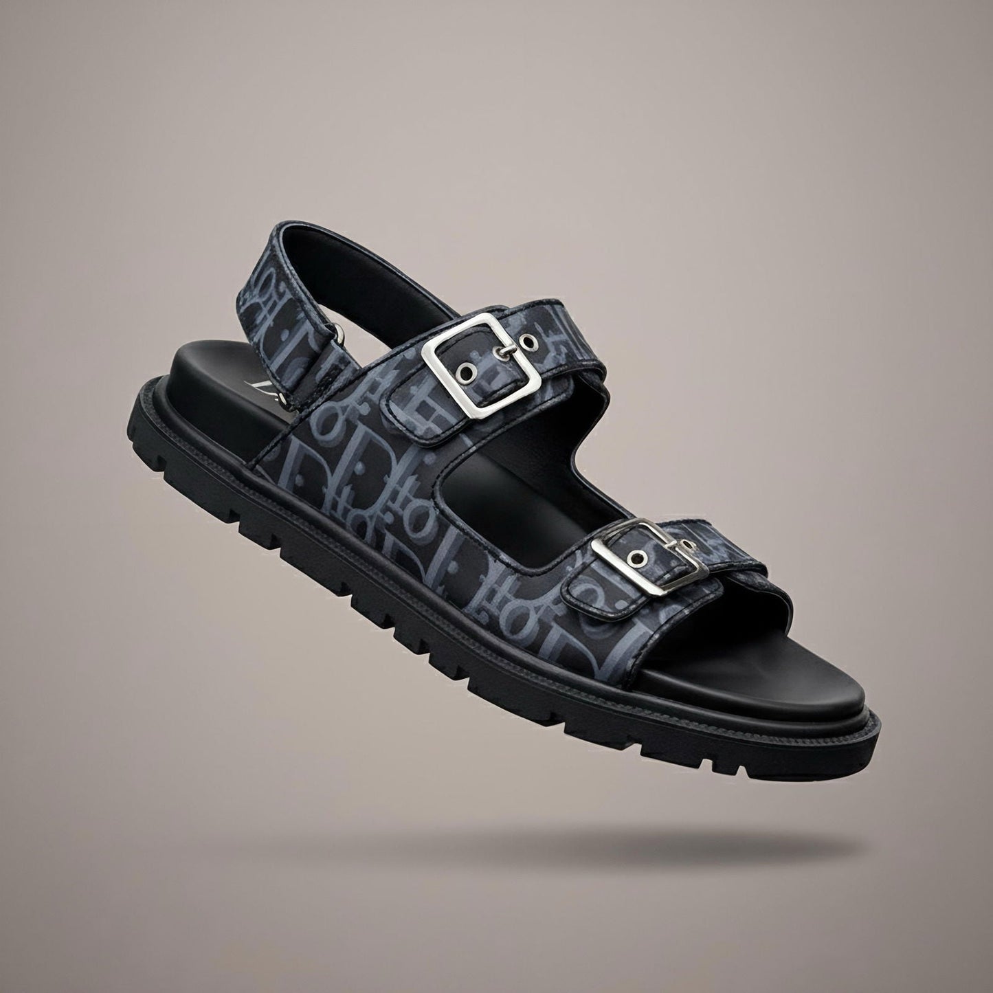 Aqua Obligue Sandals Navy