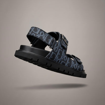 Aqua Obligue Sandals Navy