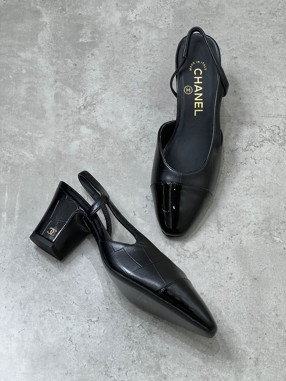 CHANEL HEELS 3 colors