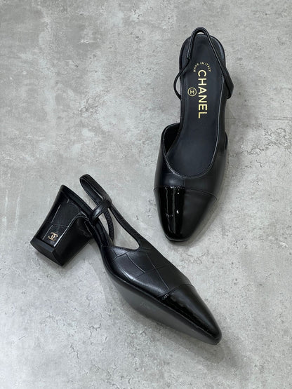 CHANEL HEELS 3 colors