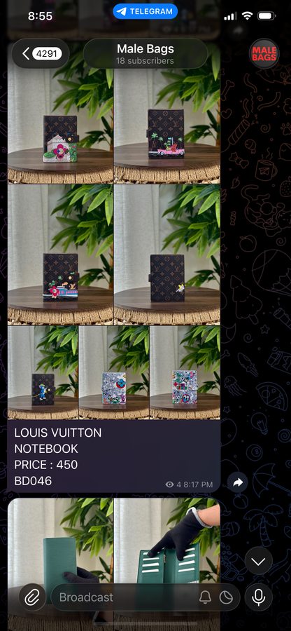 Louis Vuitton Note Book 10 color (wallet)
