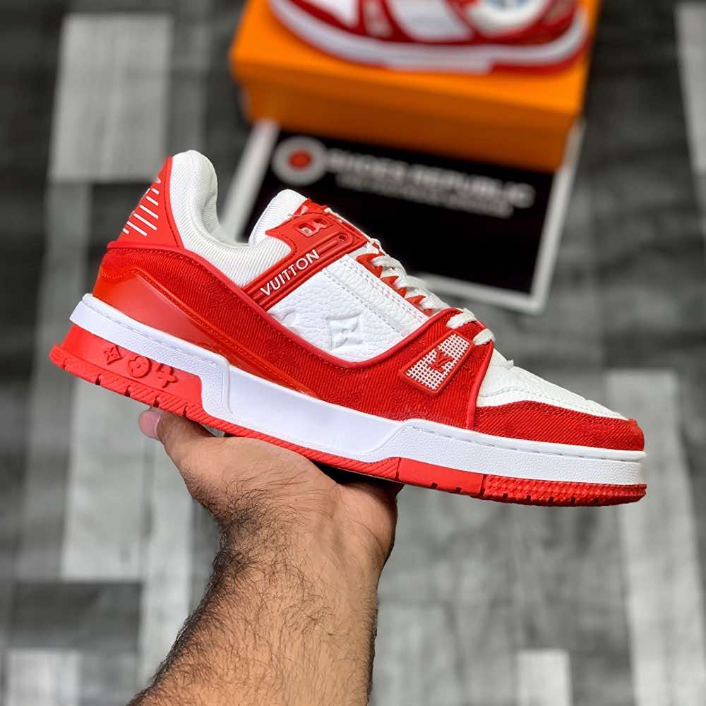 Lo-Vi Trainers Red | Bold Statement Sneaker
