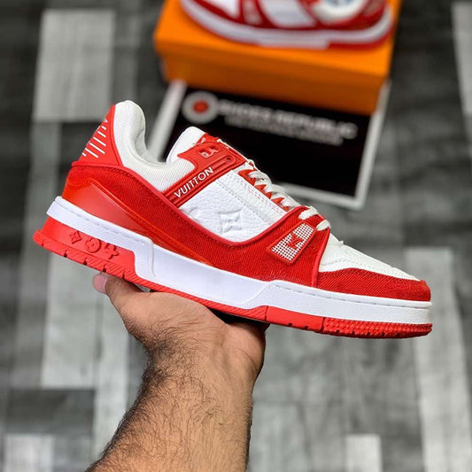 Lo-Vi Trainers Red | Bold Statement Sneaker