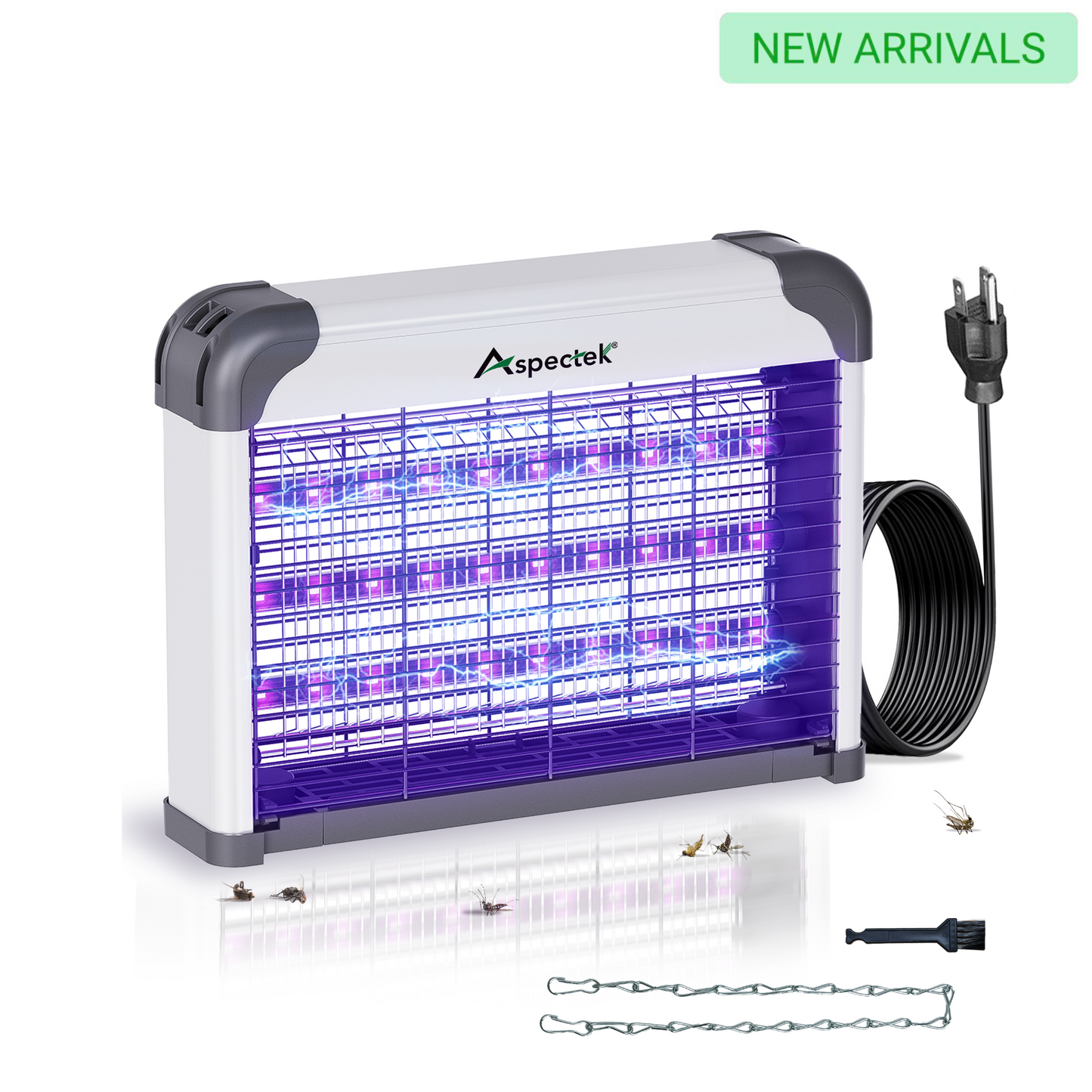 Aspectek LED Bug Zapper - Powerful High-Voltage Insect Killer Mosquito Zapper Indoor, 3 LED Light, Energy-Efficient & Durable Fly Trap