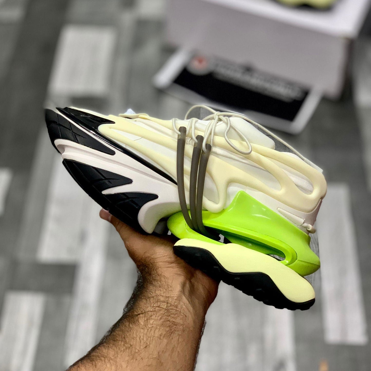Whiite Neon Unicorn Shoe | Light Up Your Look