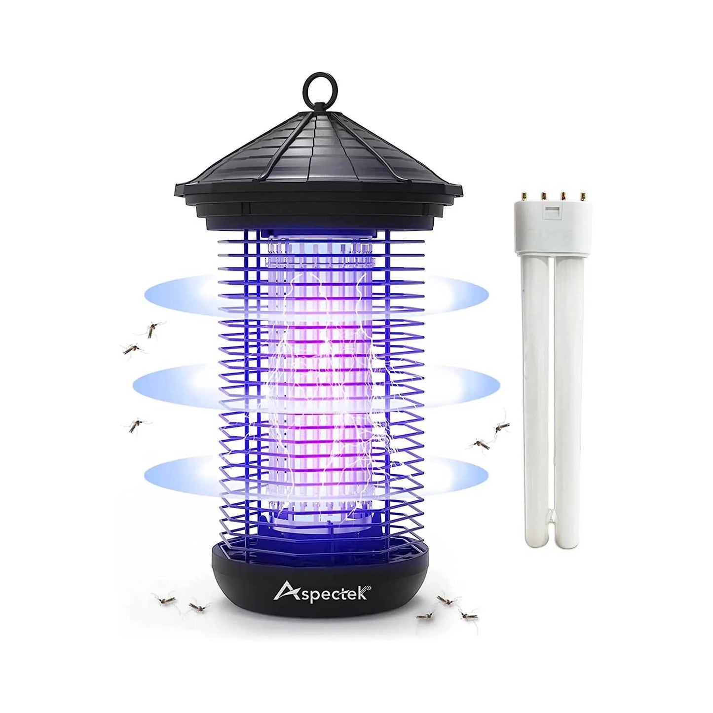 Aspectek 20W Electric Outdoor Mosquito Zapper – Comes with Replacement Bulbs